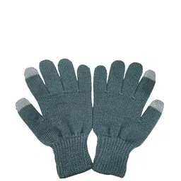 Gajraj Women Acrylic Touchscreen Fingers Winter Woolen Gloves-picture-22