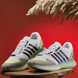 Duke Men White Textile Training or Gym Shoes-image-63