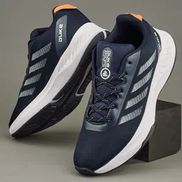 Duke Men Resin-Print 3D Textile Training or Gym Shoes image 1