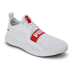 Puma White Troy MU Running Shoes image 1
