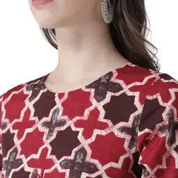 DODO & MOA  Crepe A-Line Dress image 3