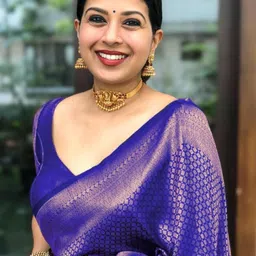 KALINI Woven Design Pure Silk Banarasi Saree image 2