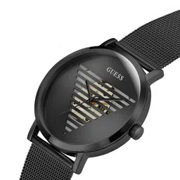 GUESS Men Dial & Leather Bracelet Style Straps Analogue Watch GW0502G2 image 2