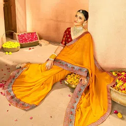 Mitera Pure Georgette Saree image 2