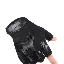 Alexvyan Men Patterned Gym & Fitness Odor-Free Breathable Anti-Skid Snuggly-Fit Gloves image 5