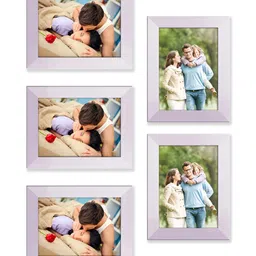 ArtzFolio White 5 Pieces Wooden Wall Photo Frames image 2