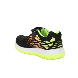Bubblegummers Boys Black Woven Design Sneakers image 4