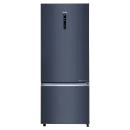 Haier 445 Litres 2 Star Frost Free Double Door Bottom Mount Convertible Refrigerator with 1 Hour Icing Technology (HRB-4952BGK-P, Graphite Black)-image-4