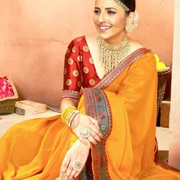 Mitera Pure Georgette Saree image 5