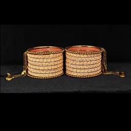 NMII Set Of 38 Artificial Stones Studded Bangles image 3