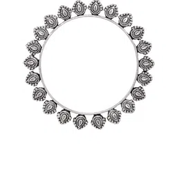 Rubans Set Of 2 Silver-Plated Oxidised Bangles image 4