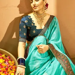 Mitera Pure Georgette Saree image 5