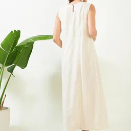 The Kaftan Company Maternity Floral Printed Cotton Maxi A-Line Dress image 5
