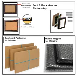 Hawai Multicoloured 1 Pieces Wood Fashion Photo Frames image 2