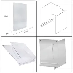 Hawai Gold-Toned & Red Saraswati Ganesh Laxmi Photo Acrylic Fashion Frame image 2