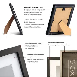 ArtzFolio White 7 Pieces Wooden Wall Photo Frames image 4