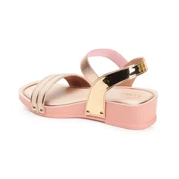 ICONICS Open Toe Flatform Heels image 4