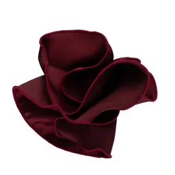 The Tie Hub Men Maroon Pocket Squares image 2
