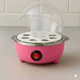 ghe 2 in 1 Kitchen Single Layer Egg Boiler in Electric Automatic Omelette Maker SINGLE LAYER EGG BOILER Egg Cooker image 4