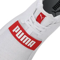 Puma White Troy MU Running Shoes image 4