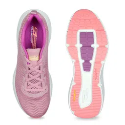 Skechers Women Pink Mesh GO RUN SUPERSONIC Running Non-Marking Shoes image 4