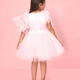 Aarika Girls Embellished Net Fit & Flare Dress image 2