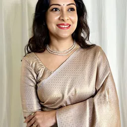 KALINI Woven Design Zari Pure Silk Banarasi Saree image 4