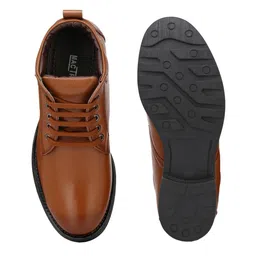 Mactree Men Tan Derby Shoes image 2
