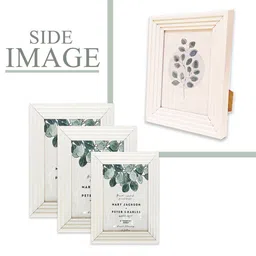 Art Street White 3 Pieces 3D Table Top Wooden Photo Frames image 5