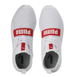 Puma White Troy MU Running Shoes image 5