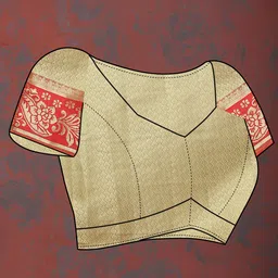 KALINI Floral Zari Banarasi Saree image 5