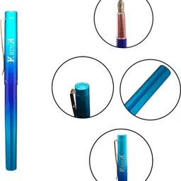 krink Metal Pen F142 Sky and Blue Combination Rainbow Fountain Pen image 3