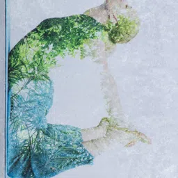 bella true Yoga_Digi_White2girls 4 mm Yoga Mat image 3