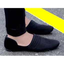 aadi Men Black Slip-On Sneakers image 4