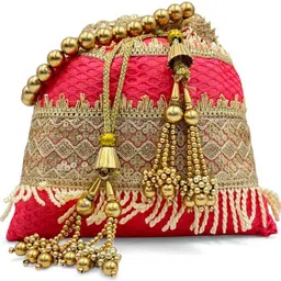 lamisa fashion Women Red Potli-picture-16