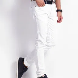 Basics White Blade Super Skinny Fit Jeans image 4