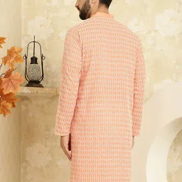 SOJANYA Ethnic Motifs Embroidered Pure Cotton Regular Kurta image 2