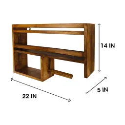 symplify Eleanor Wooden Kitchen Storage Rack image 9