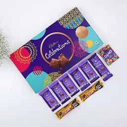 Blue Floral Orchids N Chocolates image 4