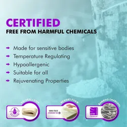 sleep spa MEMOLATEX Visco Pro Memory Foam with Bamboo Charcoal fabric queen Size Mattress image 5