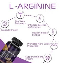 Vitaminhaat L Arginine,  120 capsules  image 2