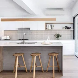 acco led Messina Brown Wood LED Ceiling Lights image 2