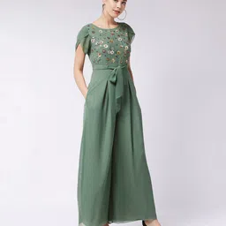 miss chase Embroidered Women Jumpsuit image 3