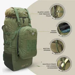 azad army rucksack with detachable backpack multiple pocket Rucksack- 124 L image 3