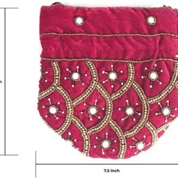 beijobolsa Women Pink Potli image 4