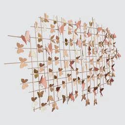 royaloak Butterfly Wall Art Metal Multicolor Wall Mounted image 5