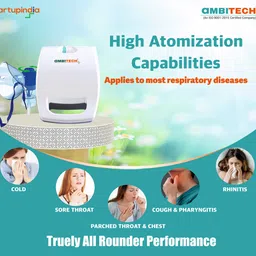 AMBITECH Compressor Nebulizer Machine for Adults & Kids ( 2 Year Warranty, Made in India) Nebulizer image 4