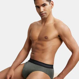 Jockey Men Pack of 2 Super Combed Cotton Solid Brief with Stay Fresh Properties 1010 image 3