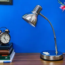 brightdaisy Beautiful Chrome Metal Study Lamp image 2