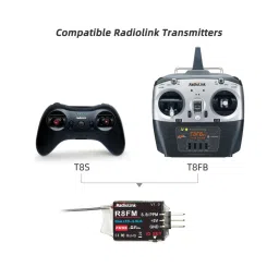 Radiolink R8FM 2.4GHz 8-Channel RC Receiver SBUS/PPM for Mini FPV Racing Drones image 5